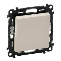 Переключатель 1-кл. СП Valena Life 10АХ IP20 250В с лиц. панелью безвин. зажимы слоновая кость